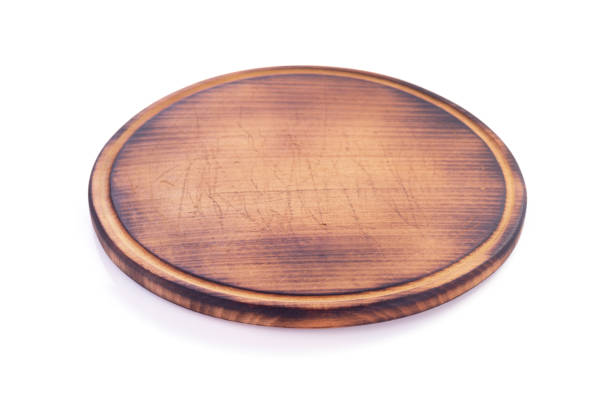 istock pizza cutting wooden board  isolated on white 1278599273