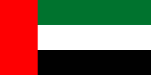 istock Banner with  united arab emirates flag on white background.  Vector graphic. Business illustration. Isolated vector icon. Symbol, sign.  Business concept. 1278603813