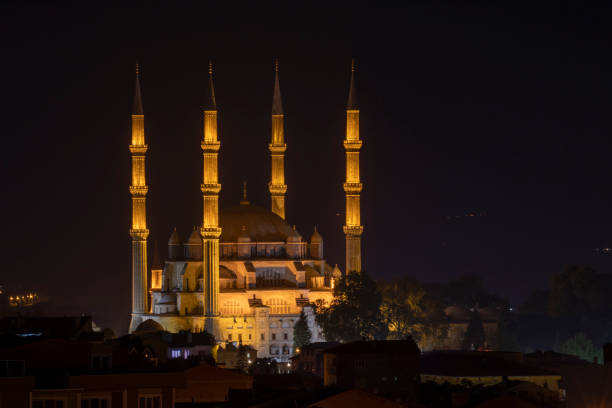 istock Selimiye Mosque (Selimiye Cami) - Edirne, Turkey. Built by architect Sinan (Mimar Sinan) between 1569 and 1575 and it was included on UNESCO's World Heritage List in 2011 1278604461