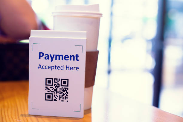 istock QR code payment tag with blur coffee in coffee shop or restaurant to accepted generate digital pay without money. 1278606564