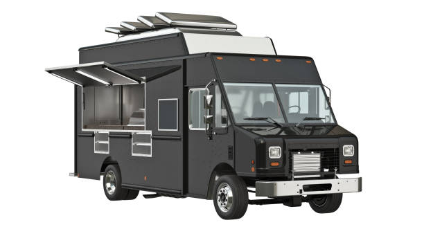 istock Food truck eatery cafe 1278606782