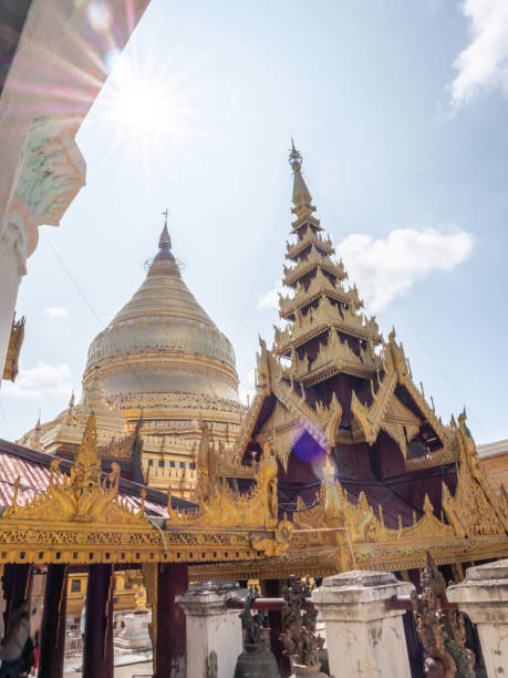istock Golden temple in Bagan, Myanmar 1278608785