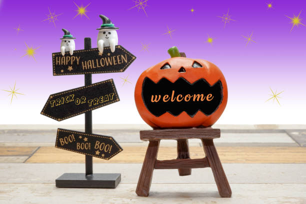 istock Happy Halloween party. Display for a fun Halloween party 1278617255