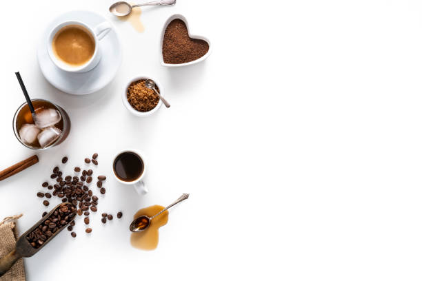 istock Coffe assortment of coffee as expresso, latte, iced coffe 1278618687
