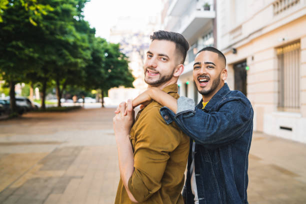 istock Gay couple spending time together. 1278619776
