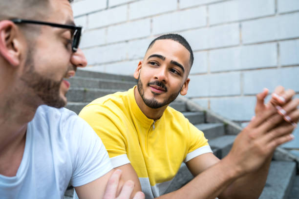 istock Gay couple spending time together. 1278619777