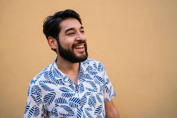 istock Man enjoying summer and wearing summer clothes. 1278619787