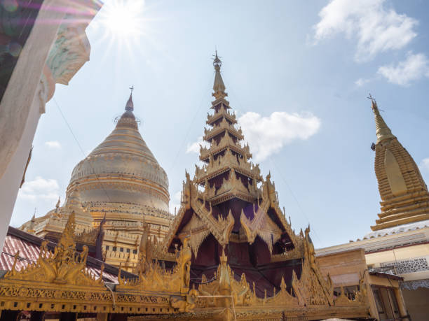 istock Golden temple in Bagan, Myanmar 1278621735
