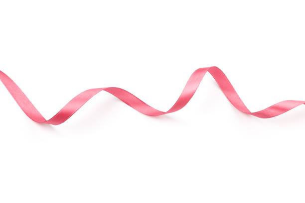 istock beautiful pink satin curly ribbon isolated on white background 1278626151