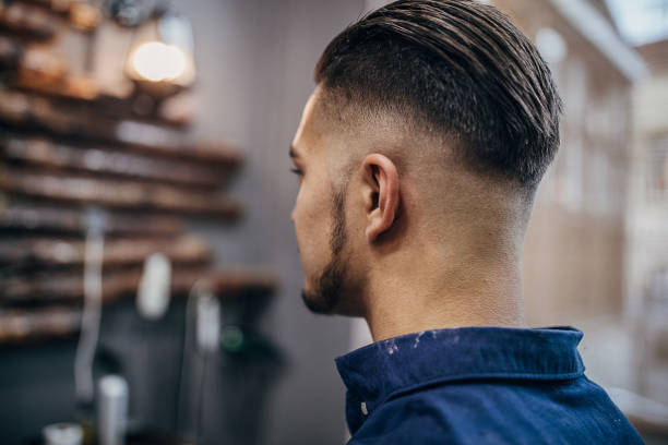 istock Handsome man with modern haircut 1278628883