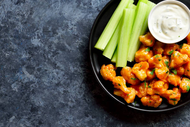 istock Cauliflower buffalo wings 1278629670