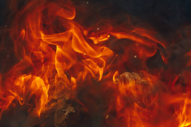 istock blazing fire background with tongues of flame 1278640154