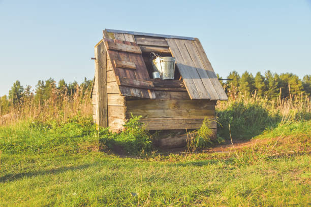 istock meadow well is an old well with clean artesian water 1278642755