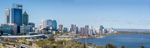 istock Panoramic view of Perth Central Business District from Kings Park, Perth, Australia 1278644917
