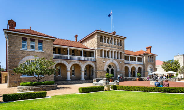 The Perth Mint building in Perth, Australia stock photo