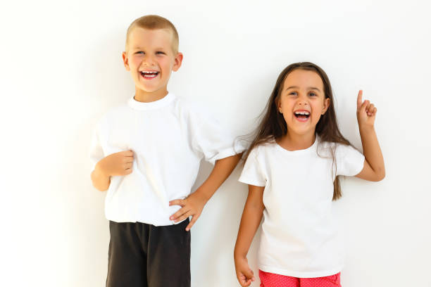 istock Happy Kids Sister and Brother having fun 1278653758