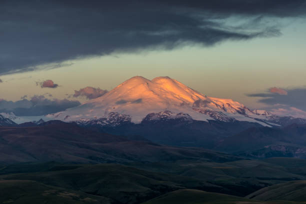 istock Elbrus at sunrise in Caucasus mountains 1278658780