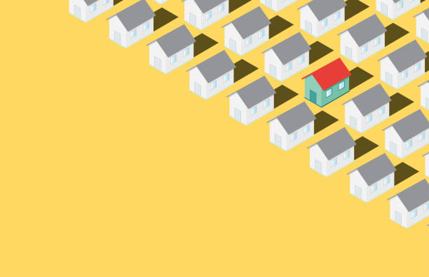 istock House for sale or rent.  Real estate concept. Isometric vector illustration 1278660986
