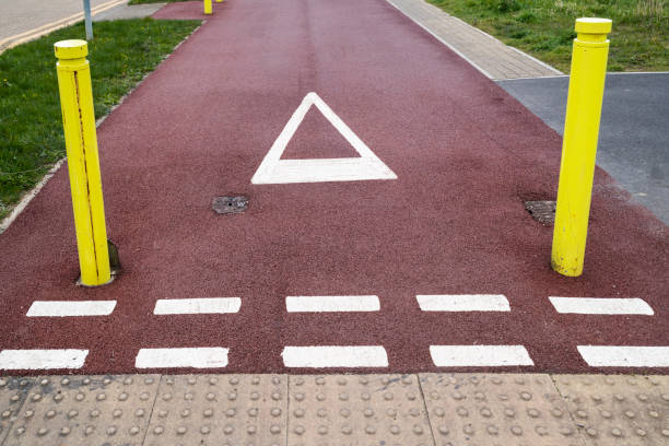 istock Bicycle lane symbols 1278671065