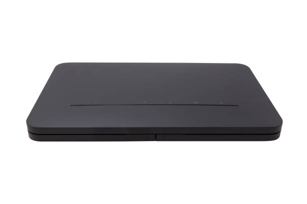 istock black internet router - modem isolated on white background 1278675591