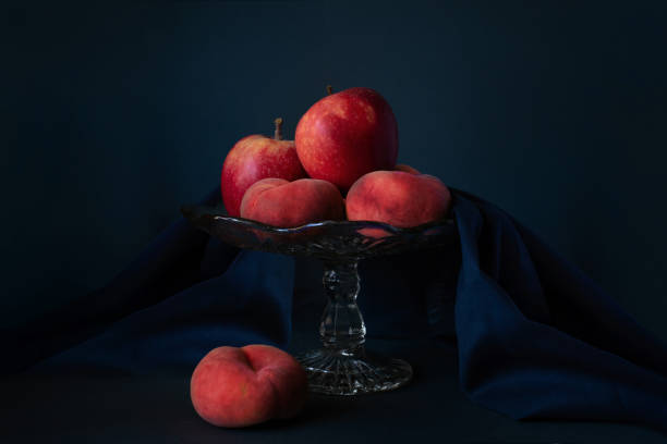 istock Fruits photography with blue background 1278685882