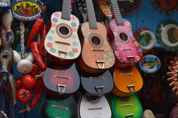 istock Rack of Guitars 1278712204