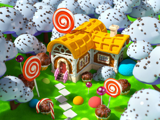 istock candy land with fantasy house 1278722453
