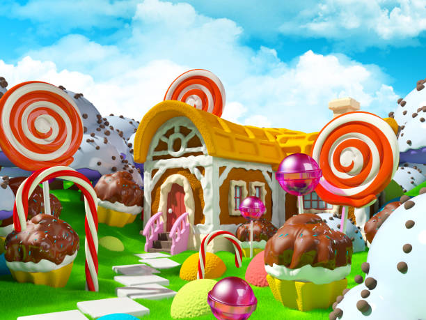 istock candy land with fantasy house 1278722458