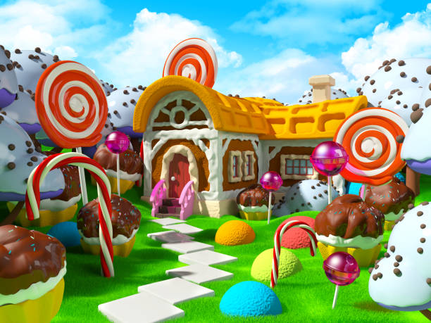 istock candy land with fantasy house 1278722463