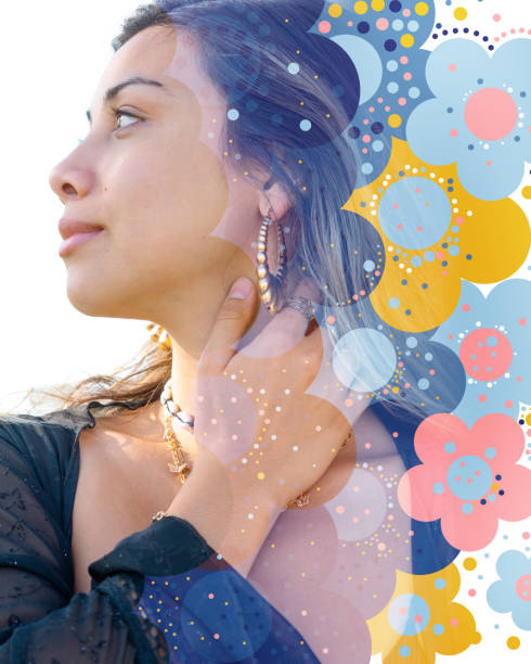 istock Portrait combined with a digital illustration 1278730968