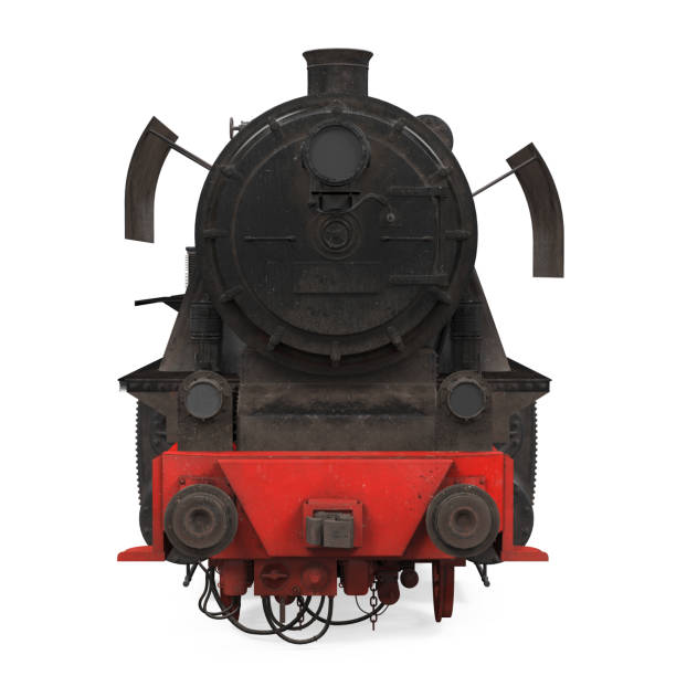 istock Old Steam Locomotive Isolated 1278733107