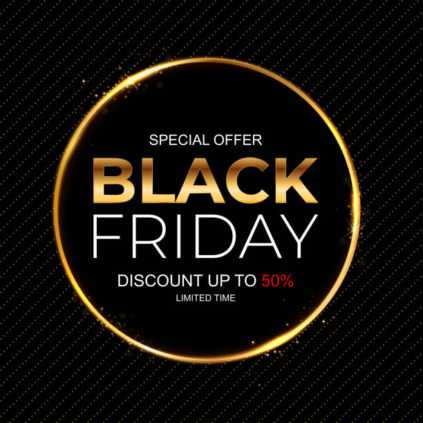istock Black Friday Sale Inscription Banner Design Template. Vector illustration 1278733626