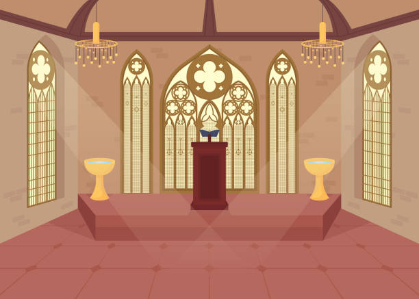 Capilla Animada 12.000+ Capilla Ilustraciones de Stock, gráficos vectoriales libres de ...