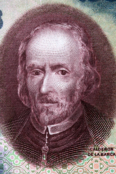 istock Pedro Calderon de la Barca a portrait from old Spanish money 1278740415