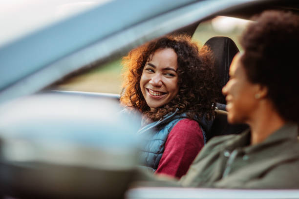 istock Family enjoys their time in a car 1278755029