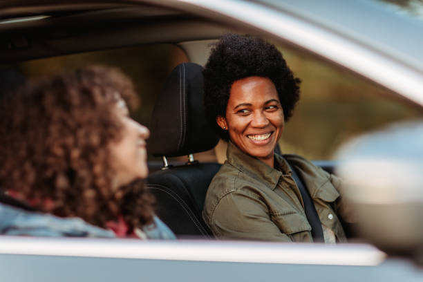 istock Family enjoys their time in a car 1278755033