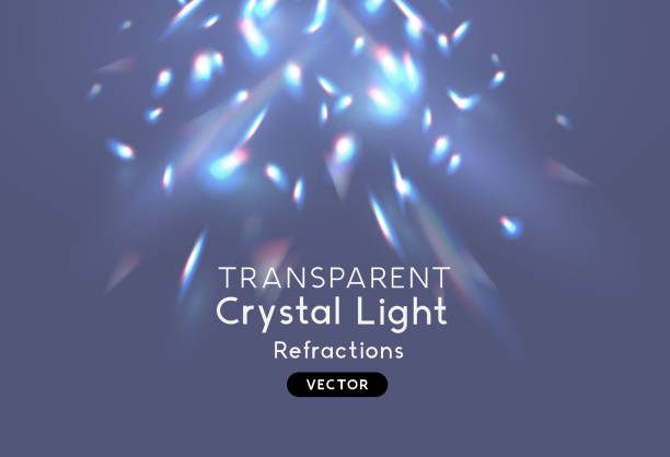 ilustraciones, imágenes clip art, dibujos animados e iconos de stock de efectos de patrón de reflexión de luz cristalina - crystal bright diamond gem