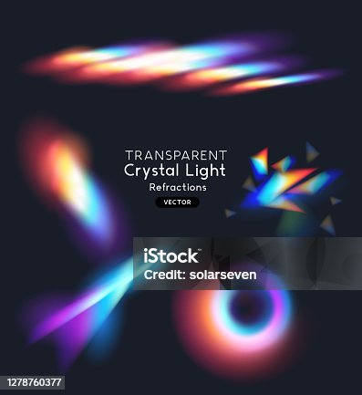 istock Crystal Rainbow Refraction Light Effects 1278760377