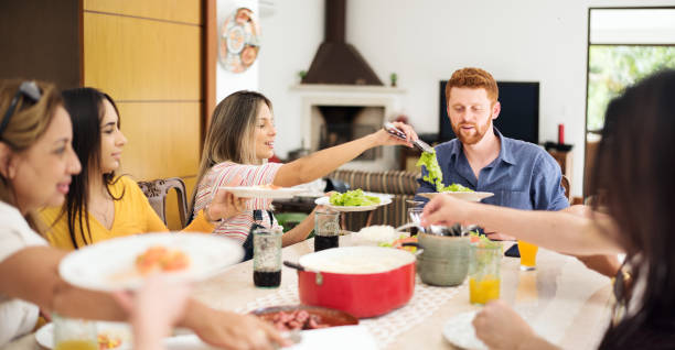istock Friends having lunch together 1278762387