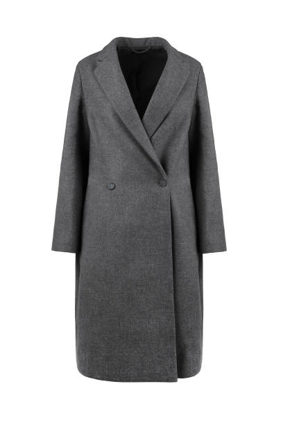 istock Elegant Grey Women's Coat 1278770513