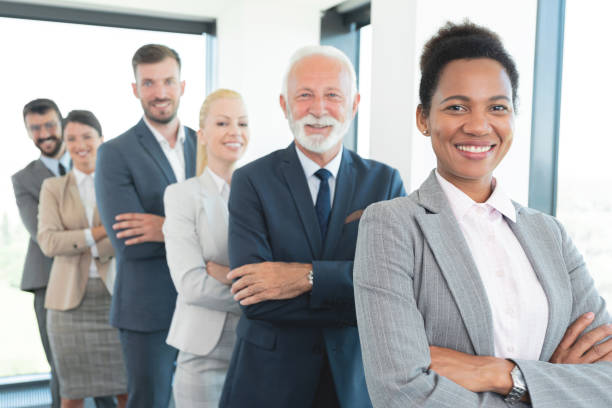 istock Business team posing with crossed arms 1278771202
