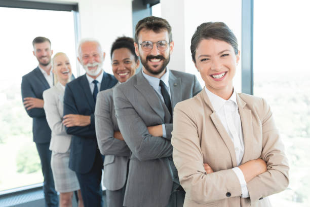 istock Business team posing with crossed arms 1278771204