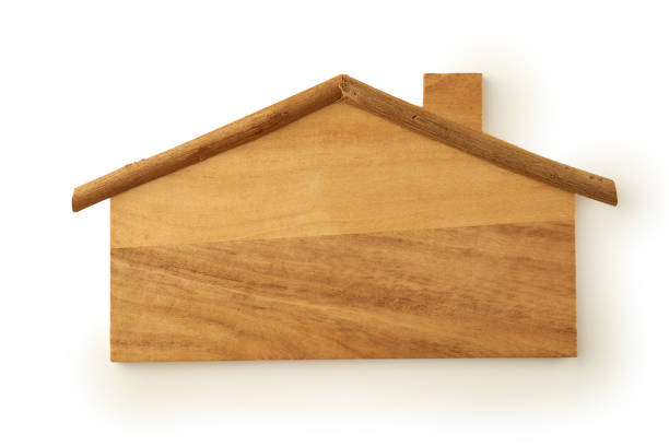 istock blank wood plank  house shaped signage 1278775408