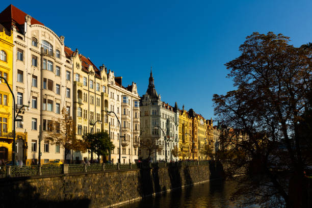 istock Prague embankment on Vltava river 1278780840