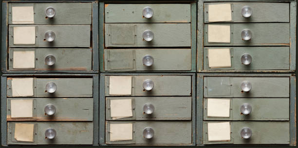 istock Old wooden cabinet with drawers 1278780921