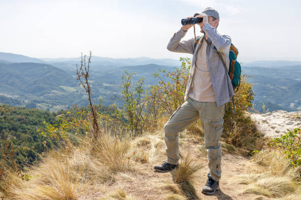 istock Man observing nature surrounding him 1278788119