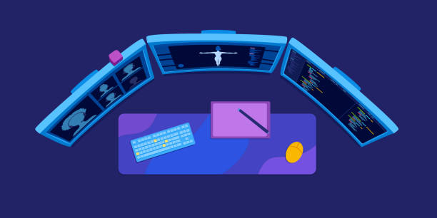 110+ Artist Table Overhead Illustrations, Royalty-Free Vector Graphics ...