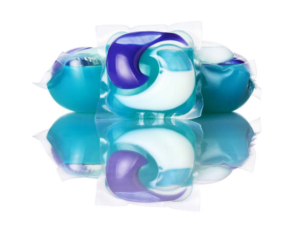 istock Close up of washing capsules. 1278797242