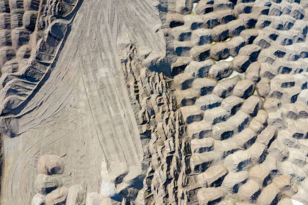 istock Aerial Top View of Industrial Heaps 1278797845