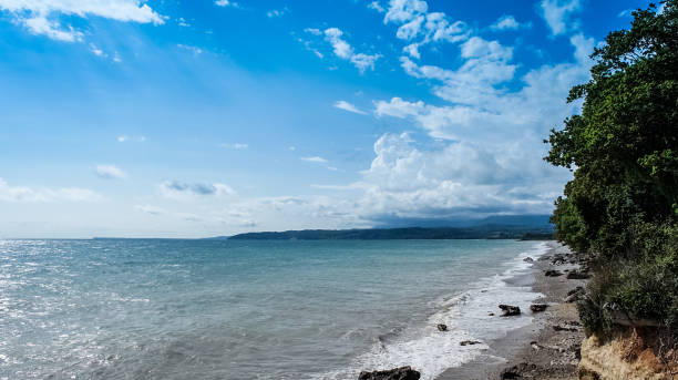 istock Seascape with a pebble beach in Abkhazia 1278799872